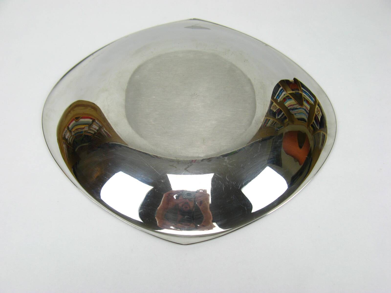 Plat Ovale En Inox Vintage Années 70 – Fabrication Française 40x27 Cm