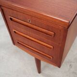 Teak desk, Danish design, 1970s, manufactured by AP Møbler Svenstrup