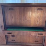 Buffet haut vintage en teck – Design scandinave