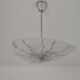 Lustre suspension verre opalin Zukov , année 60