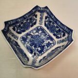 Bowl seymour man fine china porcelain blue floral decor