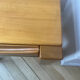 Elm bedside table in the Maison Regain style.