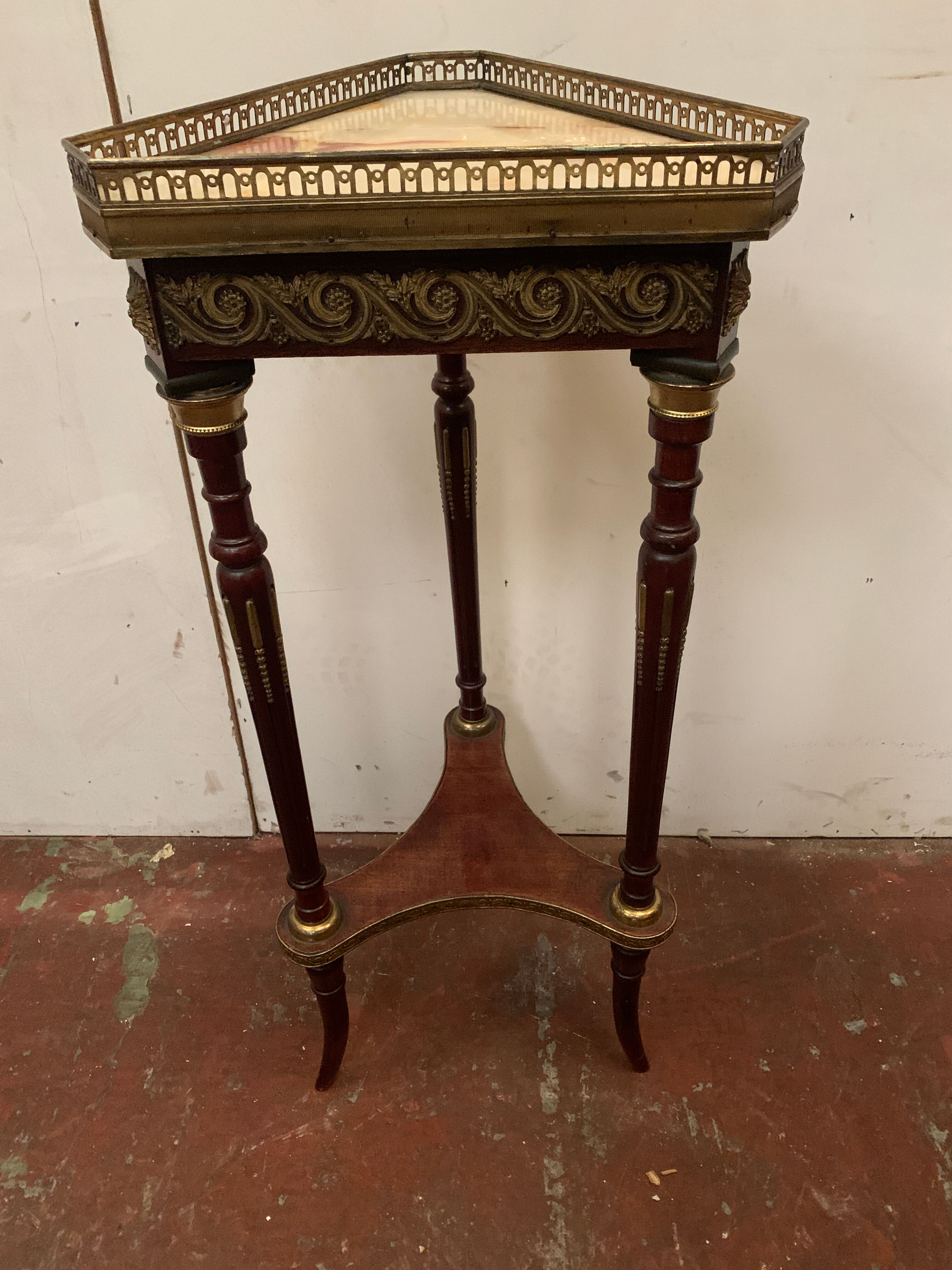 Napoleon III harness in mahogany and bronze XIX century