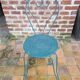 Salon de jardin en fer forgé, table & 4 chaises