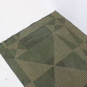 1950s Abstract Wool Hallway Carpet or Rug, Czechoslovakia