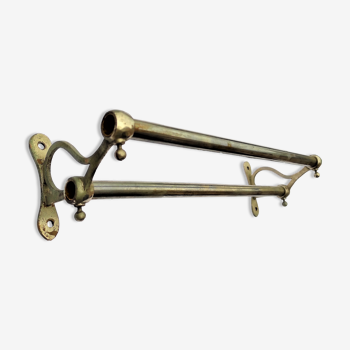 TOWEL RACK 1900/1920 with 2 chrome metal supports
