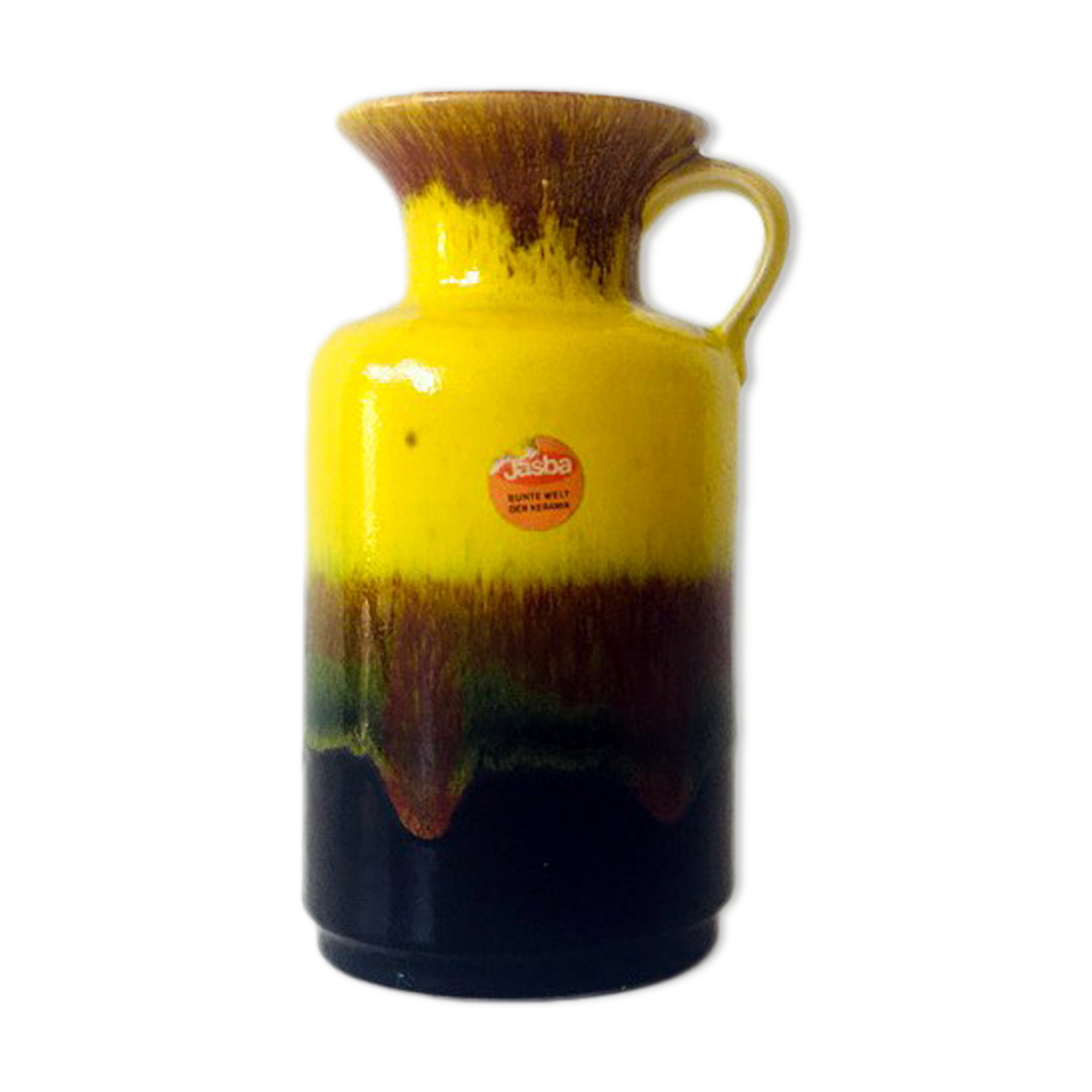 German vintage ceramic vase, Jaba, 1970s