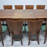 Dining set by Jindrich Halabala