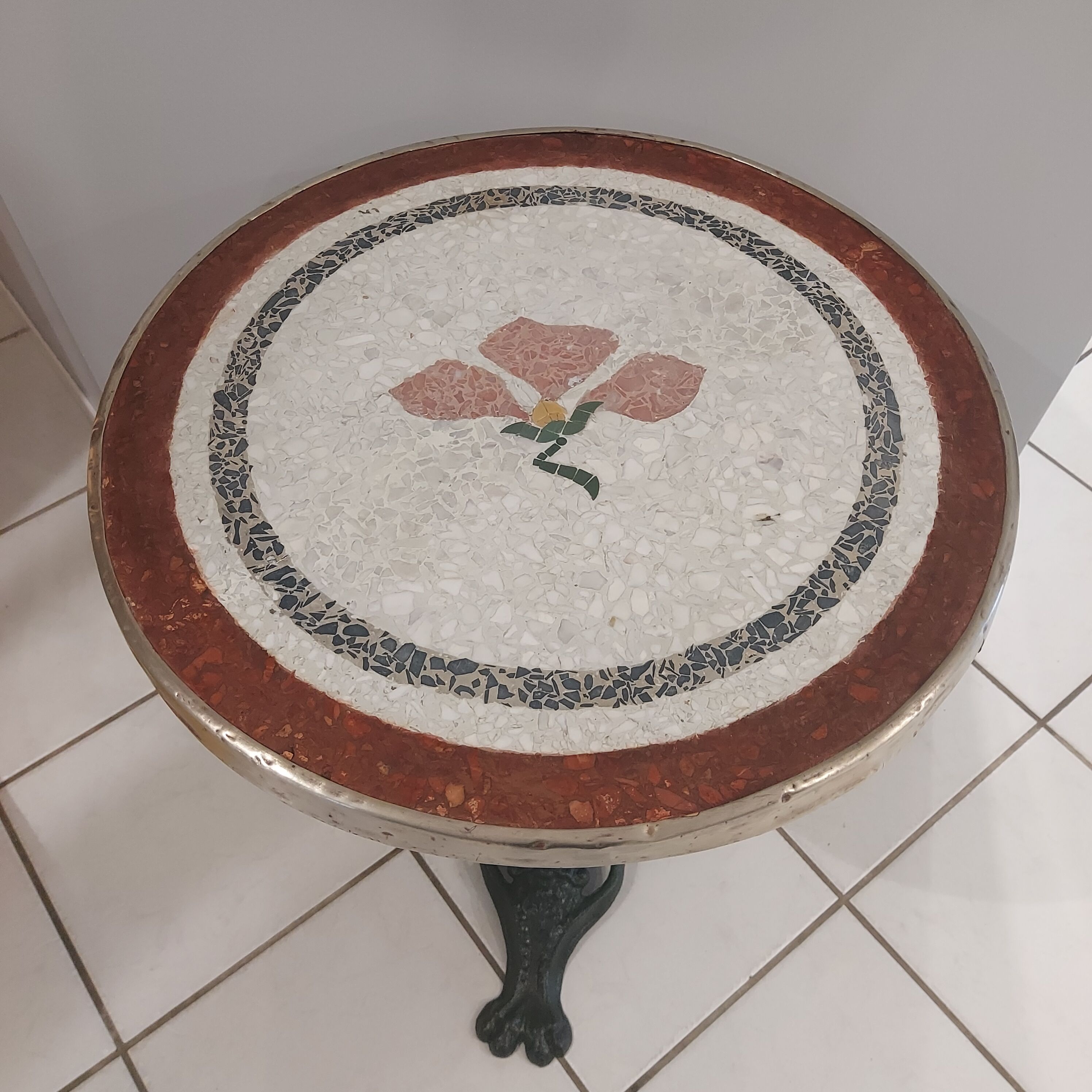 Table gueridon de bistrot Parisien années 1920