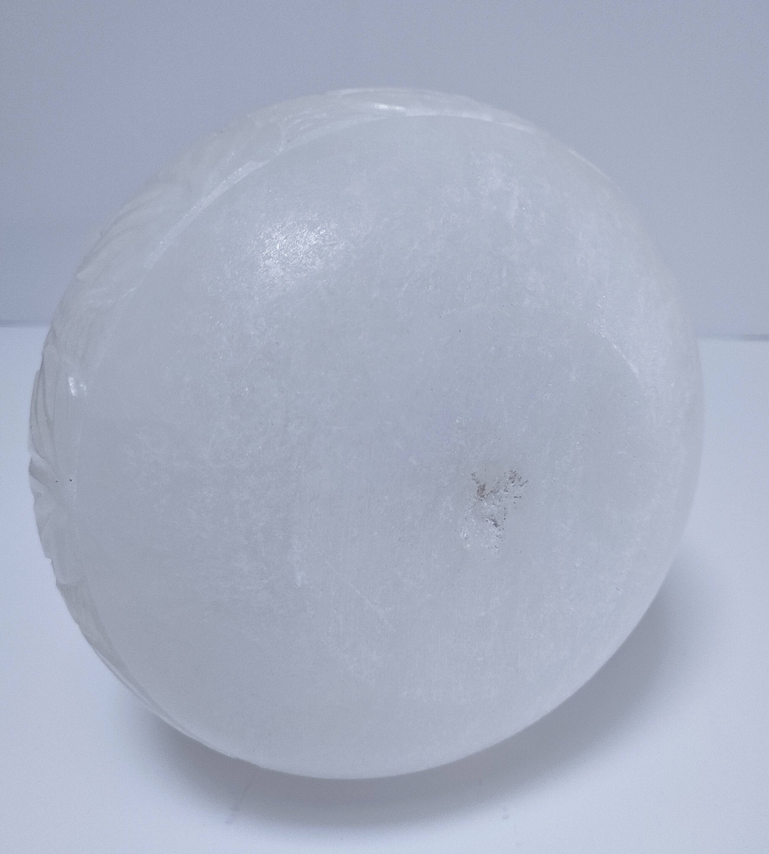 high alabaster vase xl h. 40.5 cm vintage