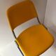 Vintage yellow metal chair Don Albinson for Knoll