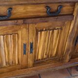 Enfilade en orme massif vintage 1950