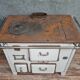 Tournier Mâcon: enamelled cast iron wood stove type my dream around 1920