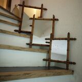 Old bamboo mirror