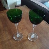 2 Saint Louis crystal roemer glasses