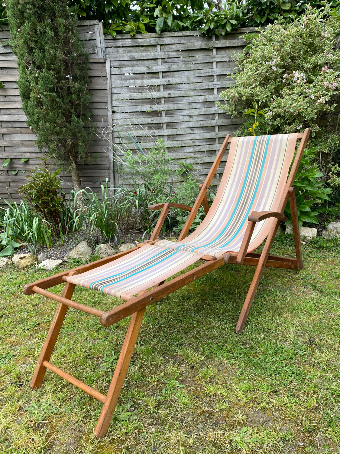 Vintage longue chair