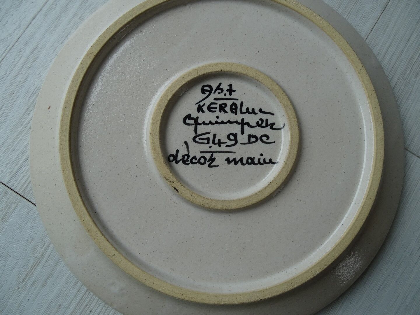 Assiete Keraluc Quimper