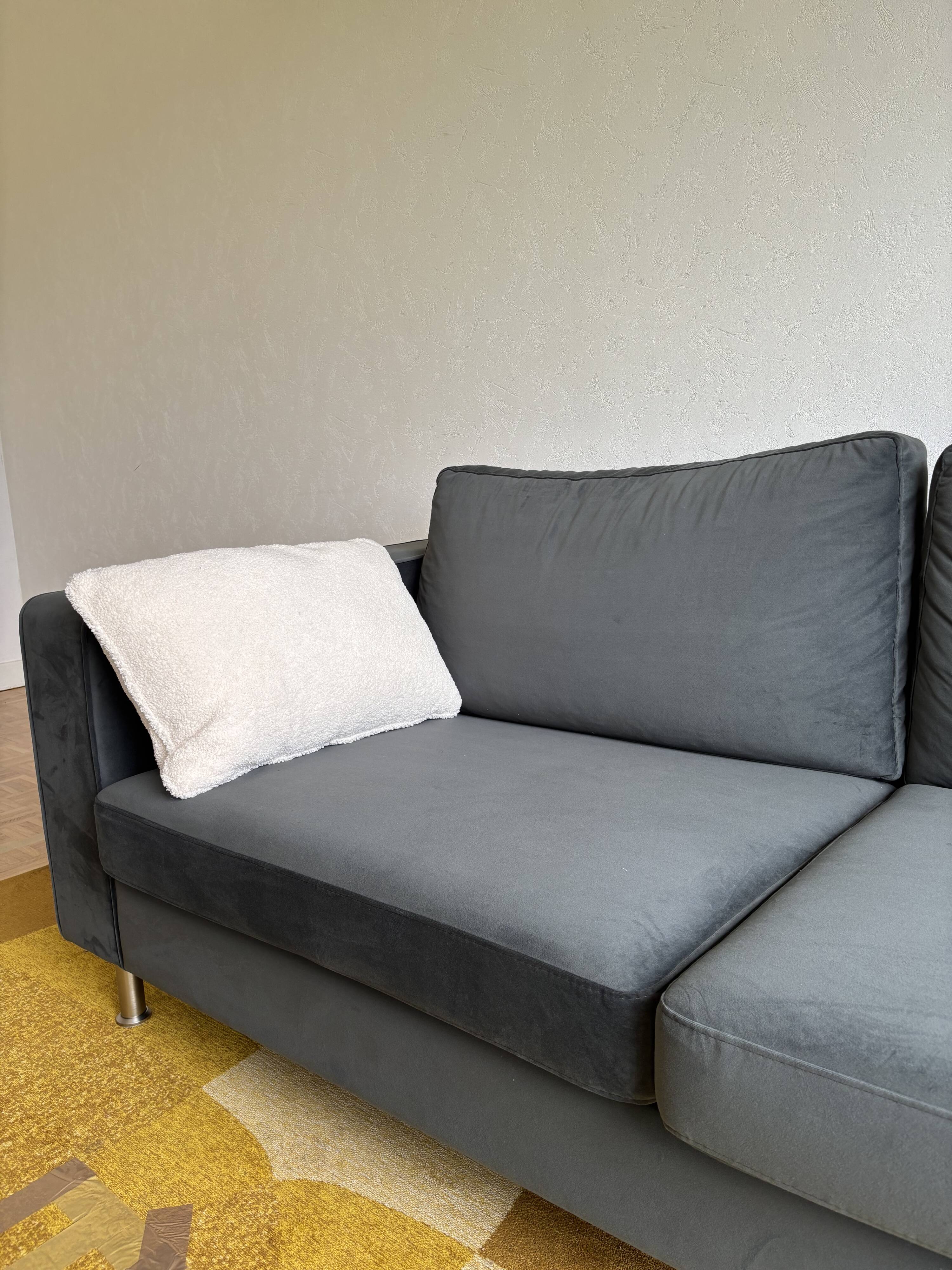Canapé Boconcept vert velvet 2,5 places
