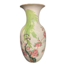 Chine, ancien grand vase en porcelaine polychrome fin xixème