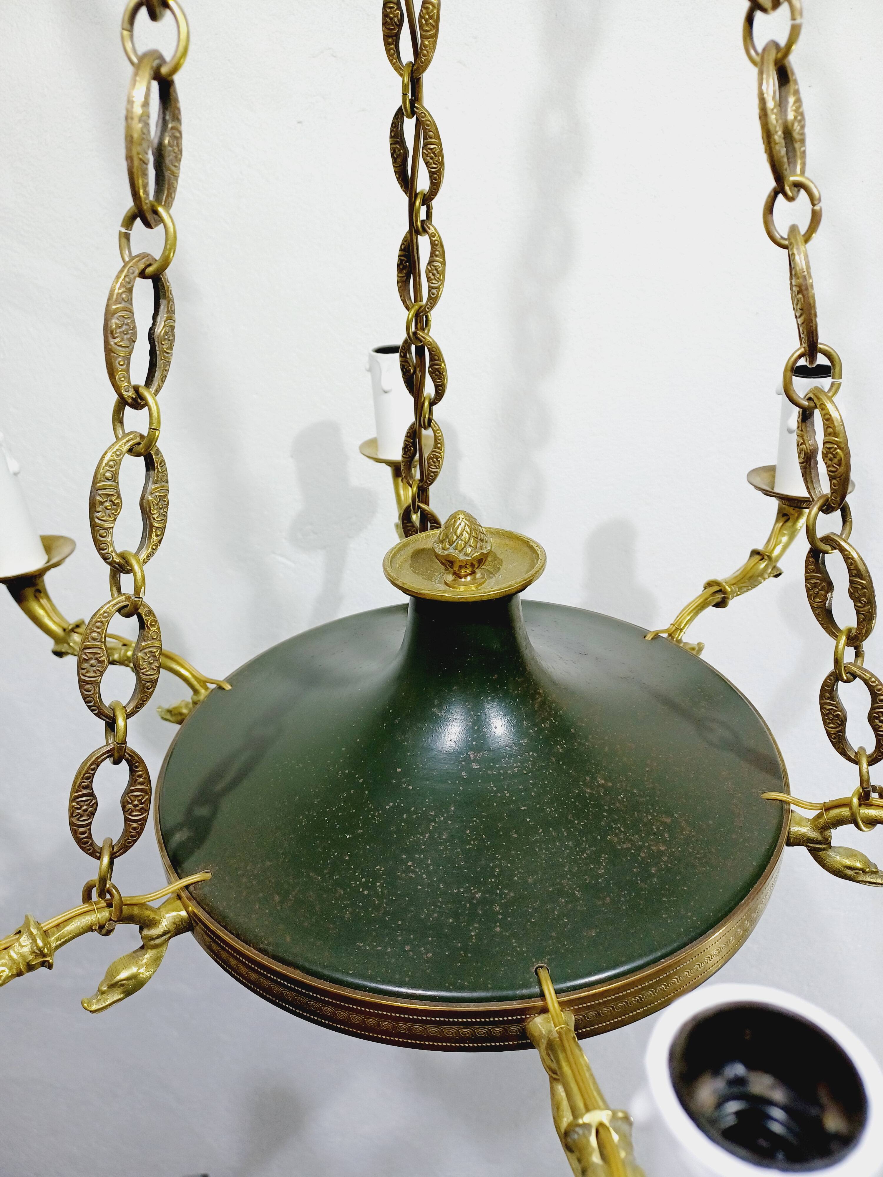 6-Light Empire Chandelier