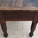 Old walnut side table