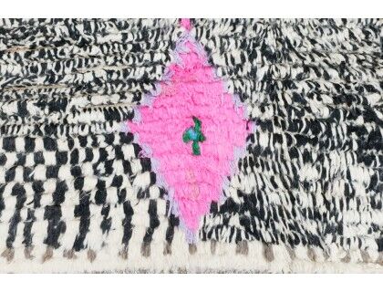 Colorful Berber carpet 229 x 138cm