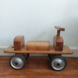 Vintage wooden car