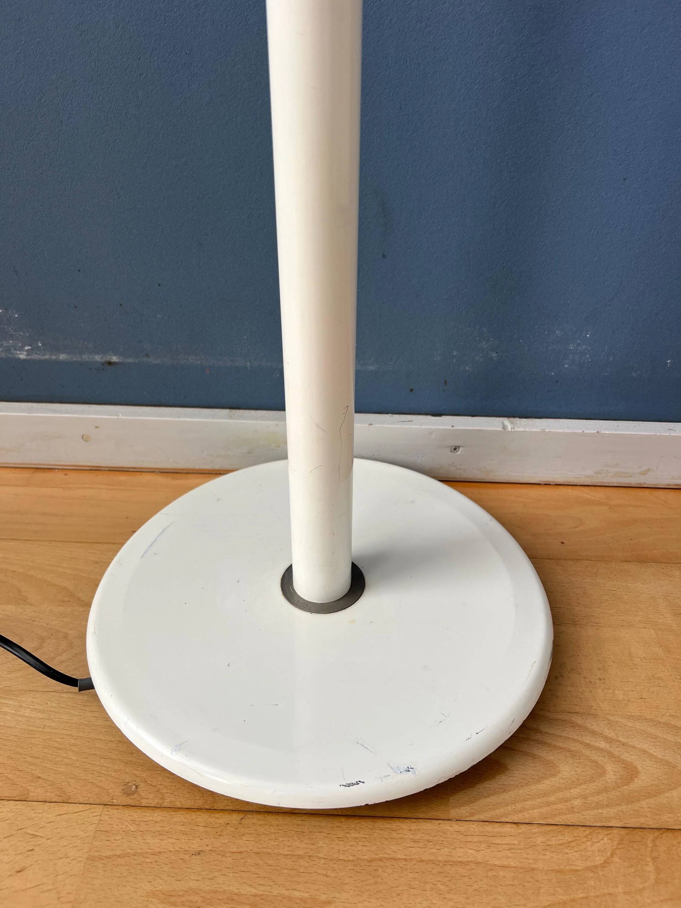 White mushroom floor lamp Mid-Century Space Age by Hala Zeist