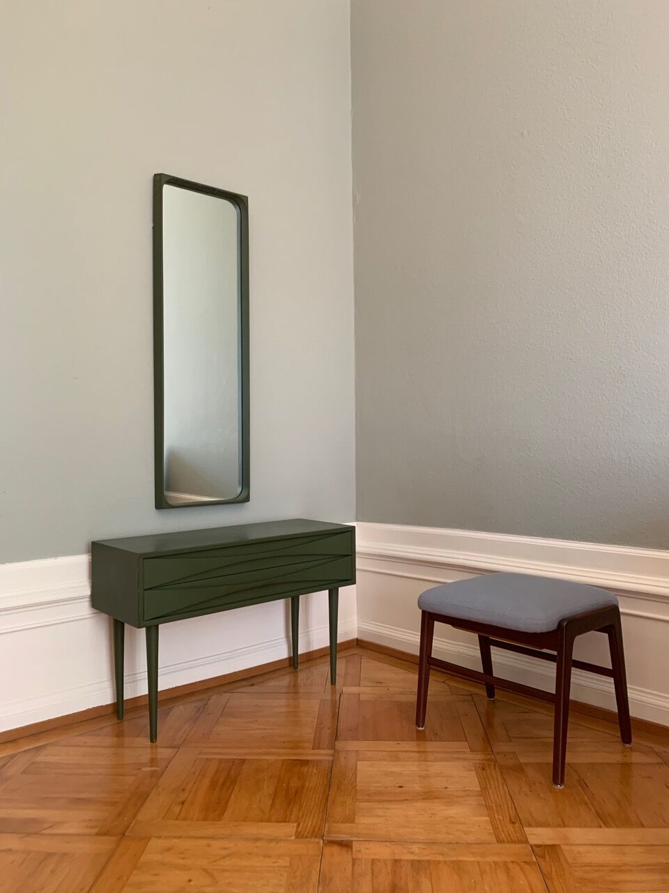 Niels Clausen for NC Mobler hallway set Teak lacquered