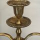 Pair of brass candlesticks