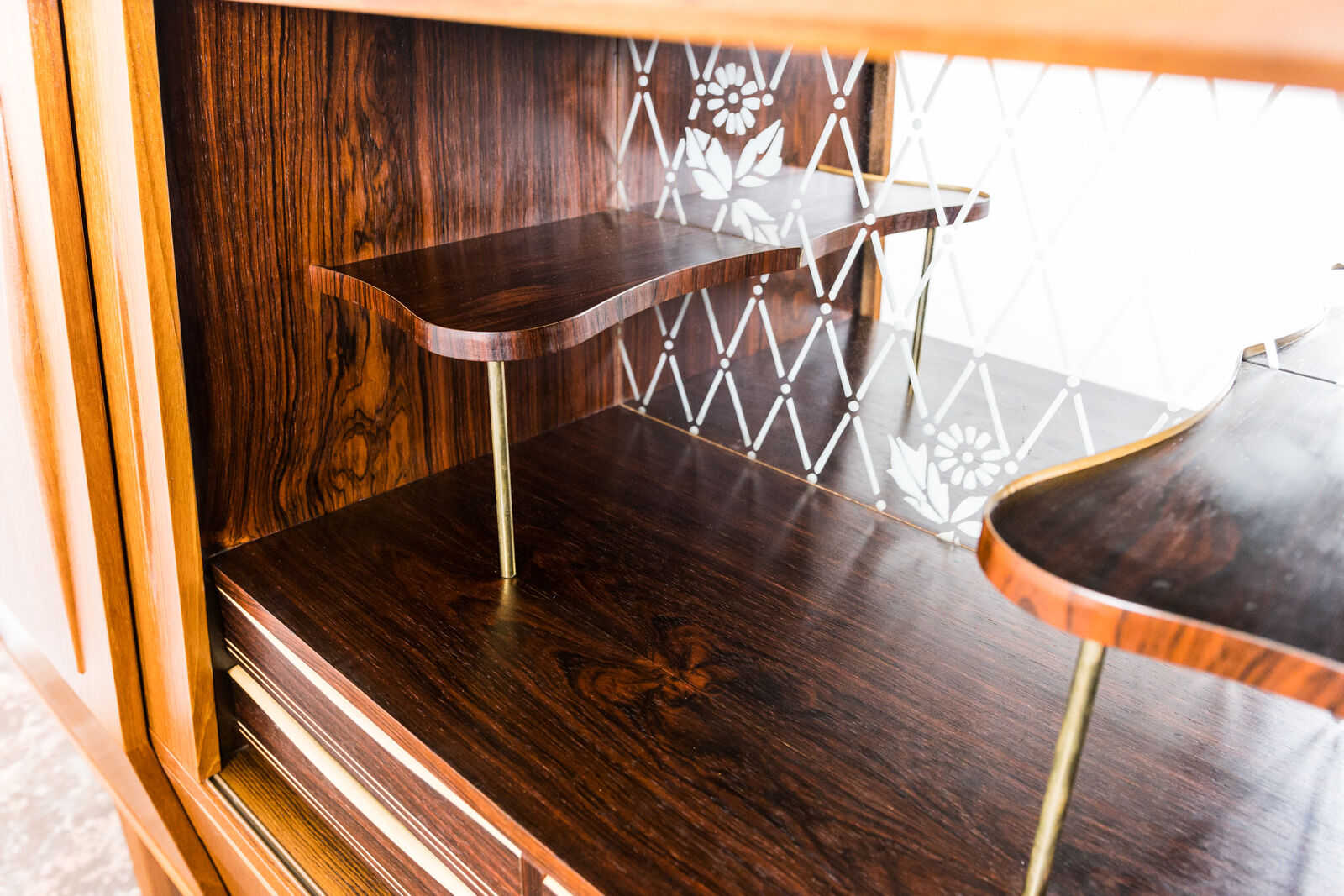 Danish Teak Highboard, 1960s