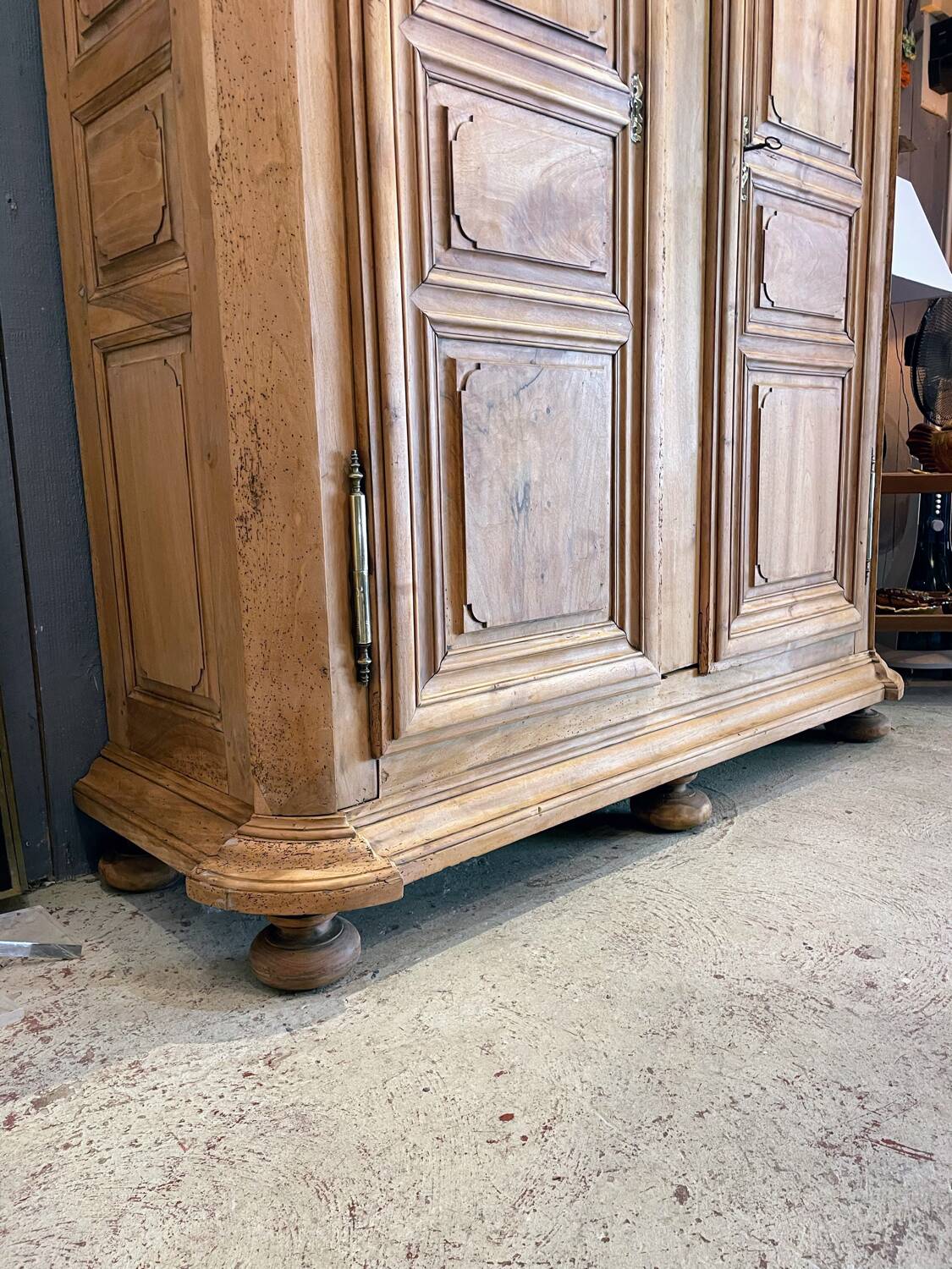18th century walnut wardrobe