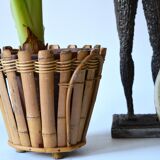 Rattan pot-pot