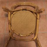 60's-70's bamboo bistro chair and canning