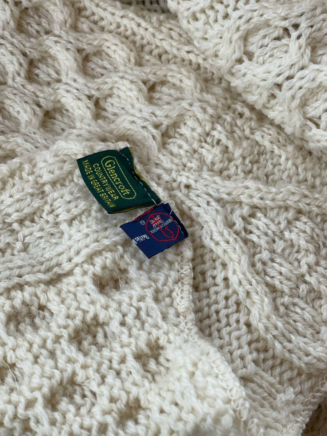 Pure natural wool English blanket