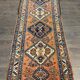 Antique handmade Heriz Karaja rug