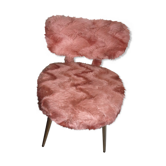 Pelfran chair 1970 old pink moumoutte