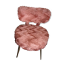 Pelfran chair 1970 old pink moumoutte
