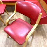 Banc et 2 chaises Ludvík Volák rétro vintage du milieu du siècle, 1970