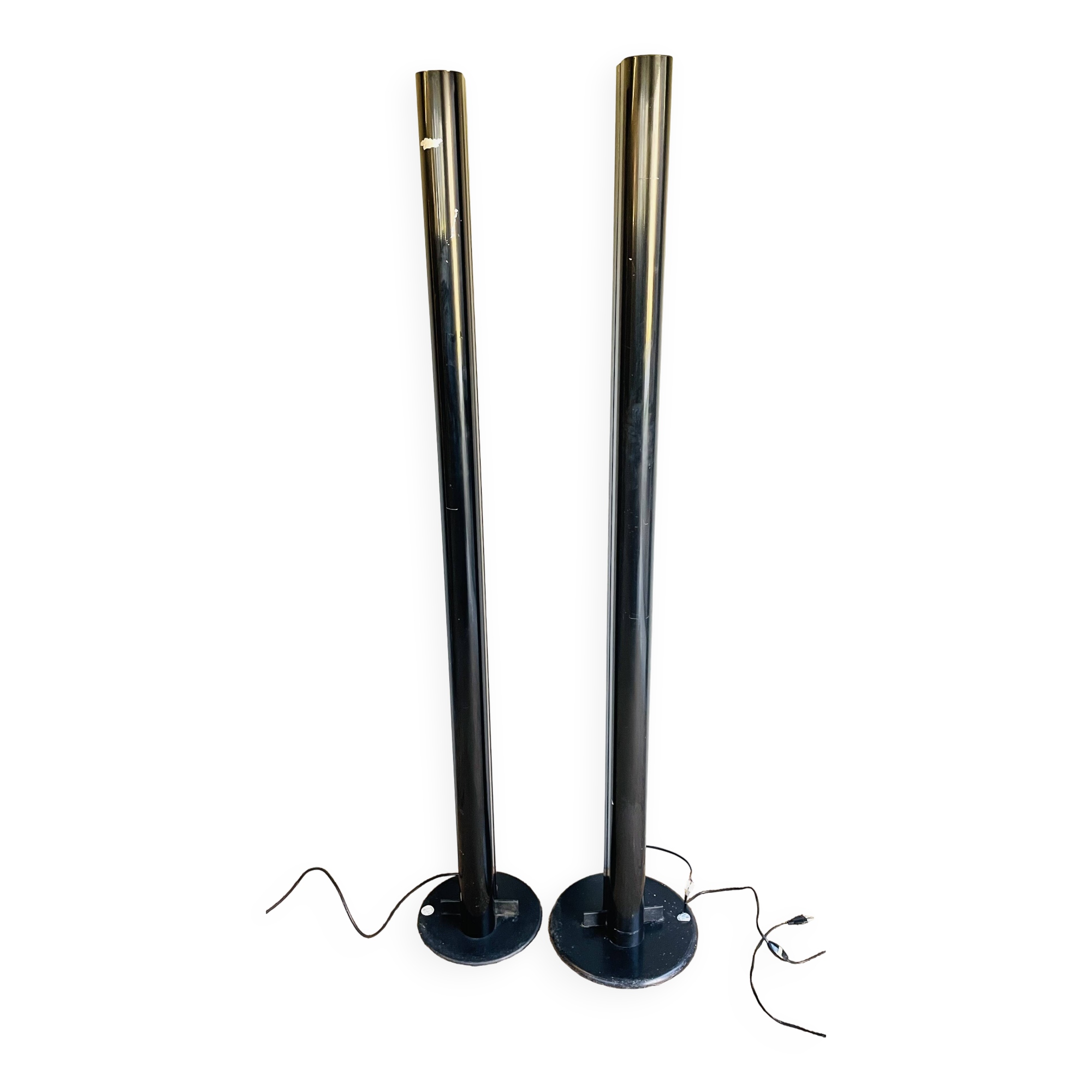 Two Artemide Megaron G.Frattini-505002 designer floor lamps