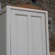 Asymmetrical solid oak wardrobe – Renovated Art Deco style