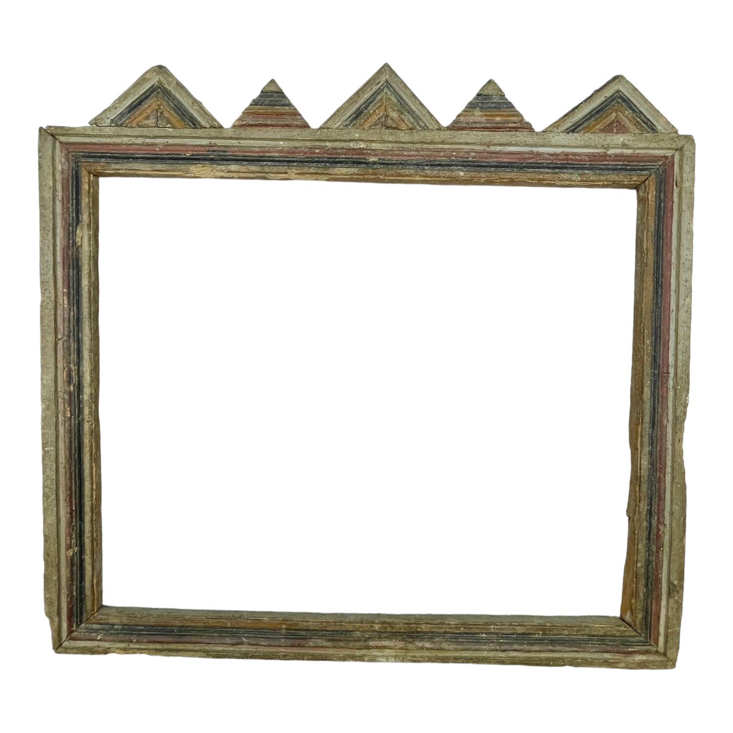 Old Auvergne popular art frame