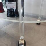 Plexiglass bar trolley