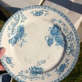 13 assiettes sarreguemines modele royat