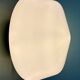 Vintage Mazda XXL globe wall or ceiling light in white opaline