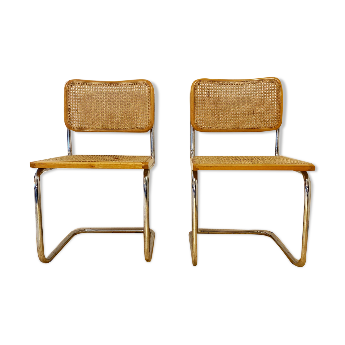 Pair of chairs B32 Marcel Breuer