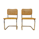 Pair of chairs B32 Marcel Breuer