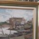 Marine oil on canvas signed