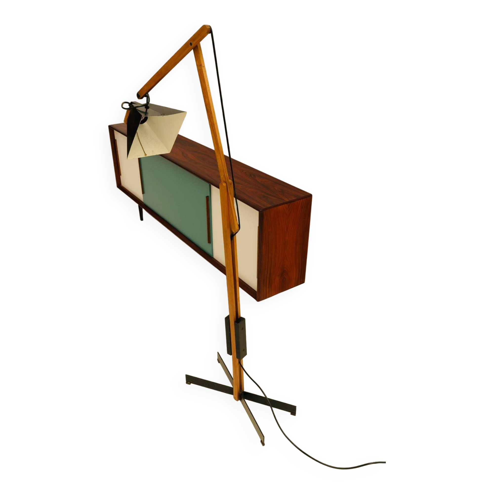 Articulated floor lamp By Gemma Bernal for Tramo 1970's