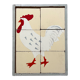 Wooden puzzle frame from the 30s/40s representing a rooster
